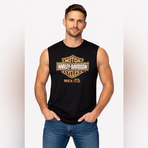 Harley-Davidson Black Mexico Cancun Tank Size XL